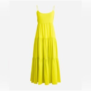 J.Crew Tie-back Tiered Maxi Dress